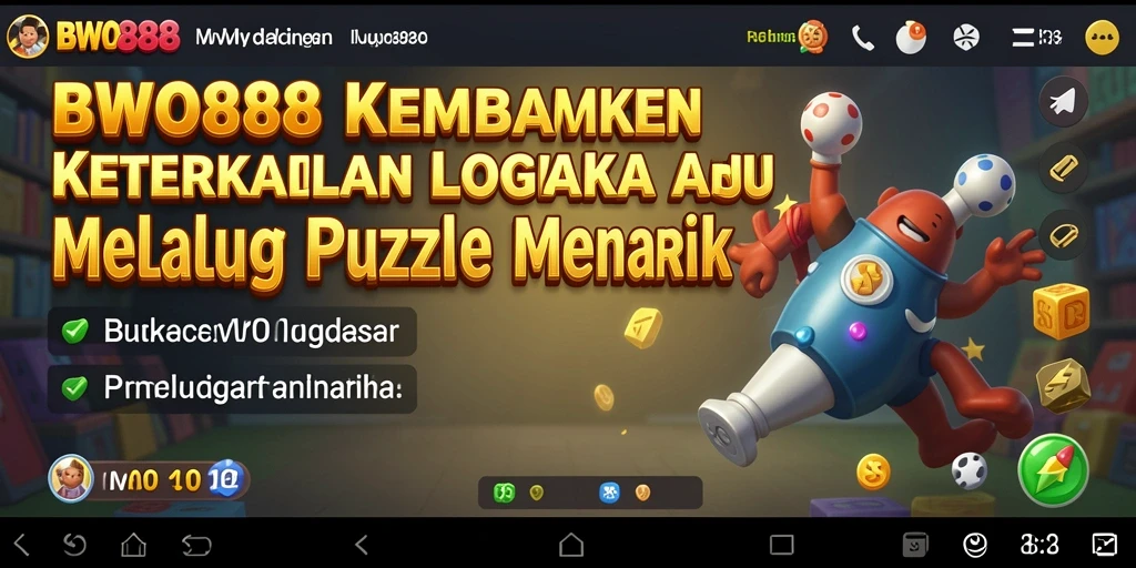 Tampilan gameplay BWO888 dengan tantangan puzzle yang menarik.
