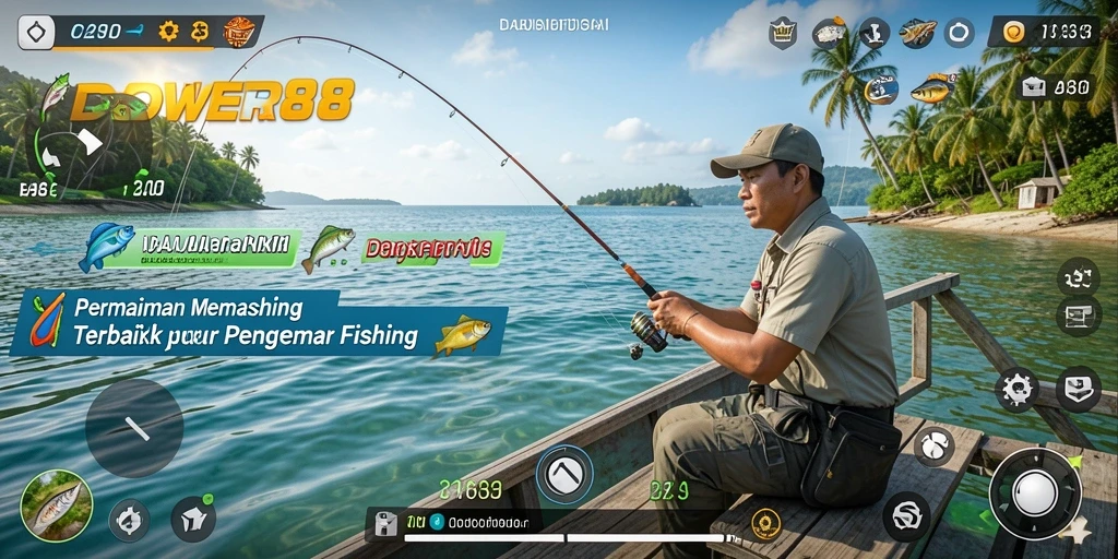 Tangkapan ikan berwarna-warni dalam gameplay DOWER88 yang mendebarkan.