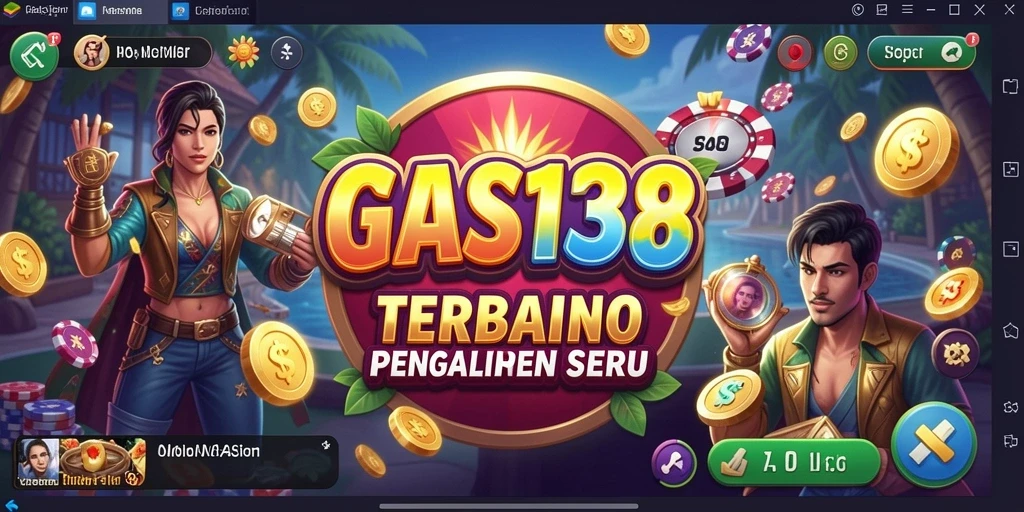 Tampilan gameplay yang seru dalam GAS138, memanjakan mata para pemain kasino.