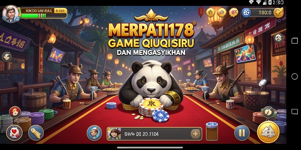 Screenshot gameplay QiuQiu yang menegangkan di MERPATI178.