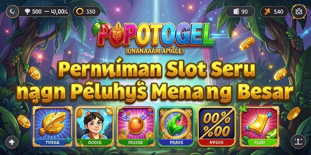 Screenshot gameplay menampilkan momen kemenangan di permainan Slot.