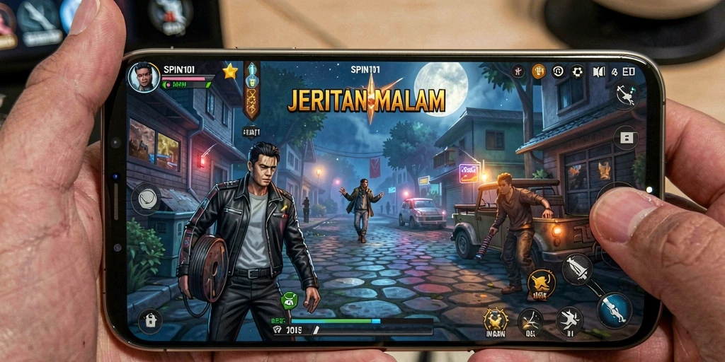 Tangkapan layar menampilkan gameplay menegangkan dari SPIN101 yang penuh kengerian.