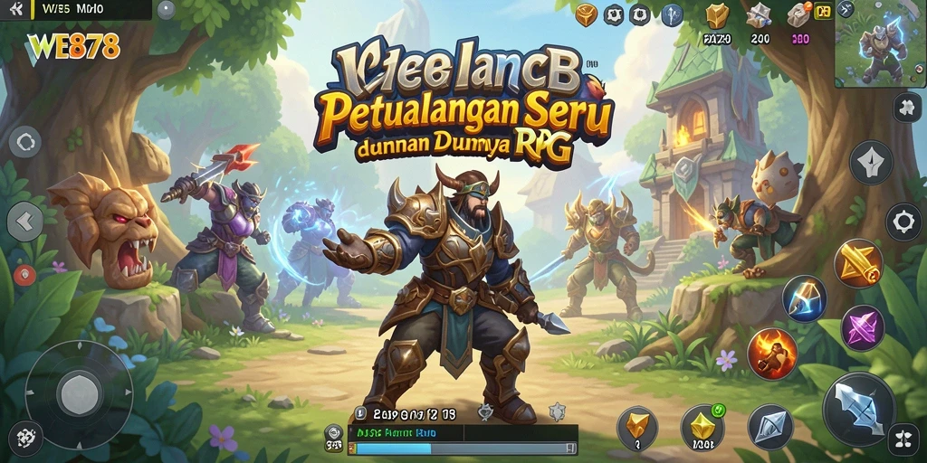 Tampilan gameplay WE878 menampilkan aksi RPG yang seru dan imersif.